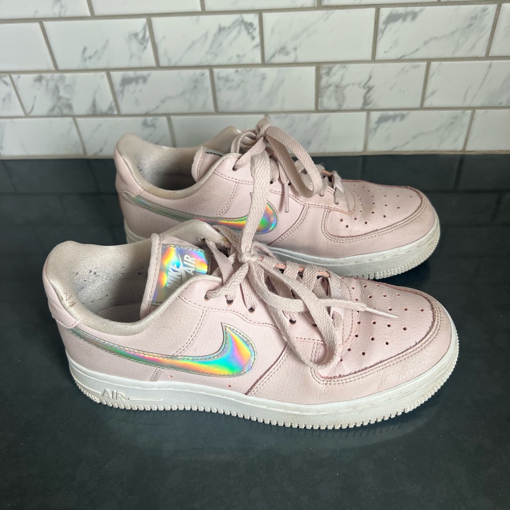 Nike Airforce 1s Pink 6